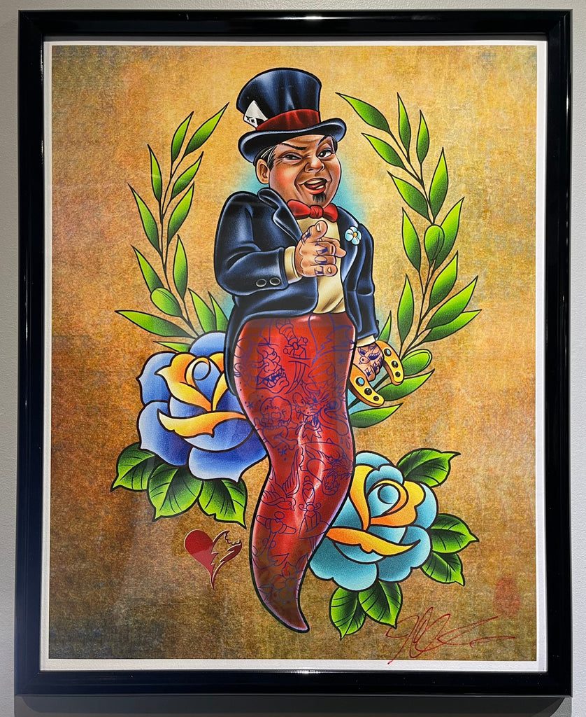 Limited Edition 20th Anniversary Print Framed "Corno Gobbo" by Joe Capobianco